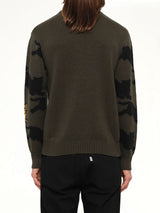 Jumping Tiger Knit in Khaki