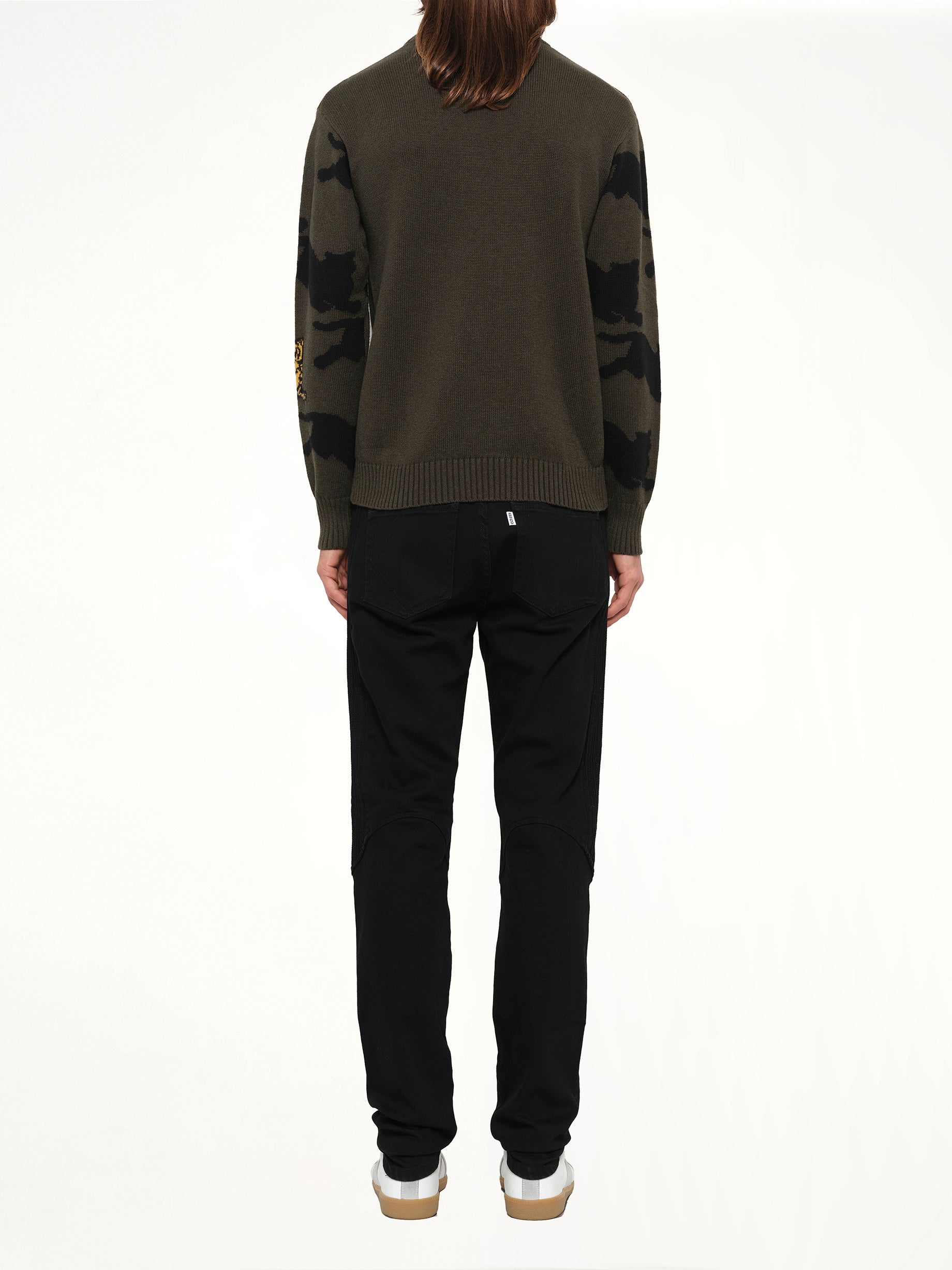 Jumping Tiger Knit in Khaki