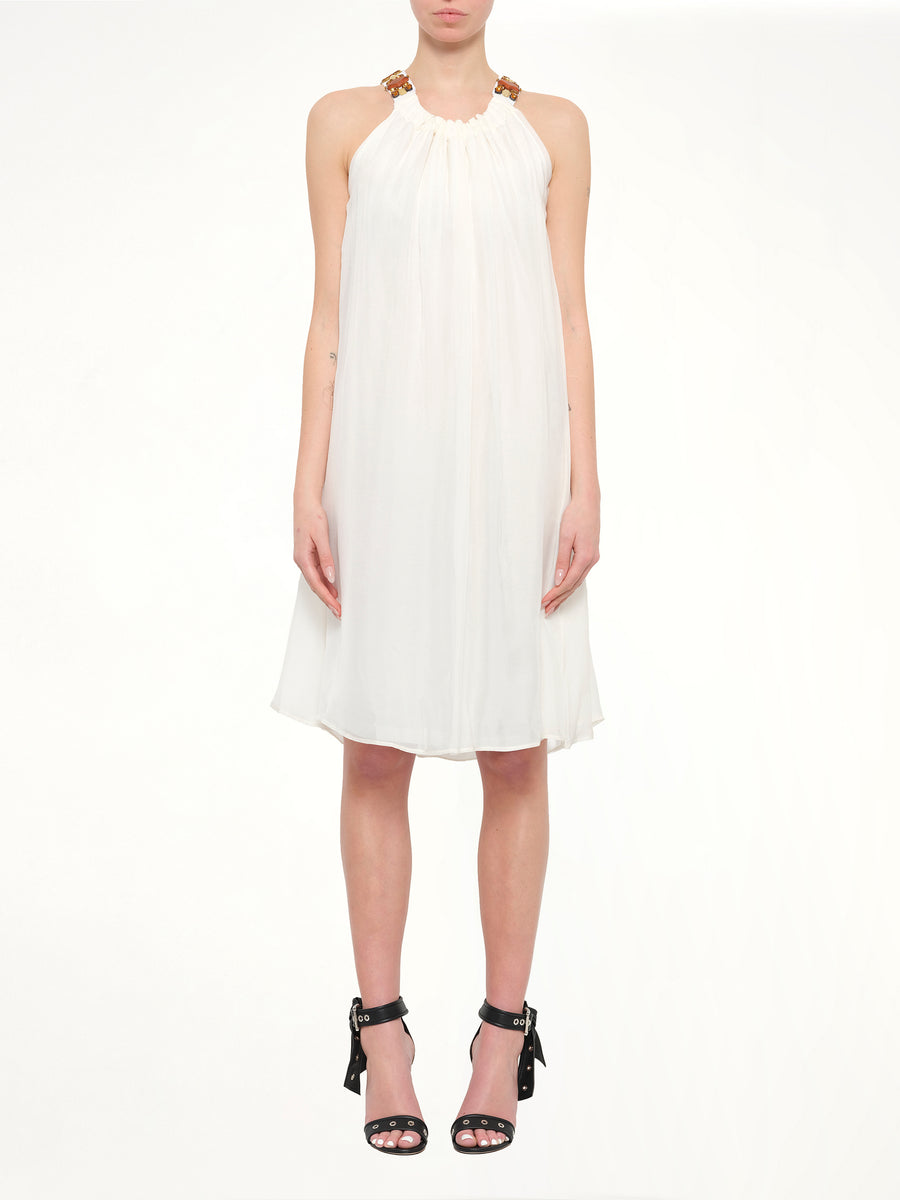 Lanvin Jersey Dress in White
