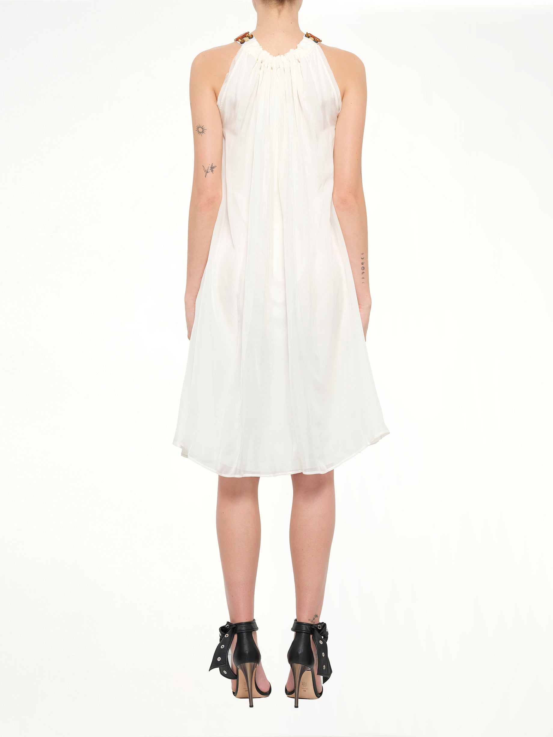 Lanvin Jersey Dress in White