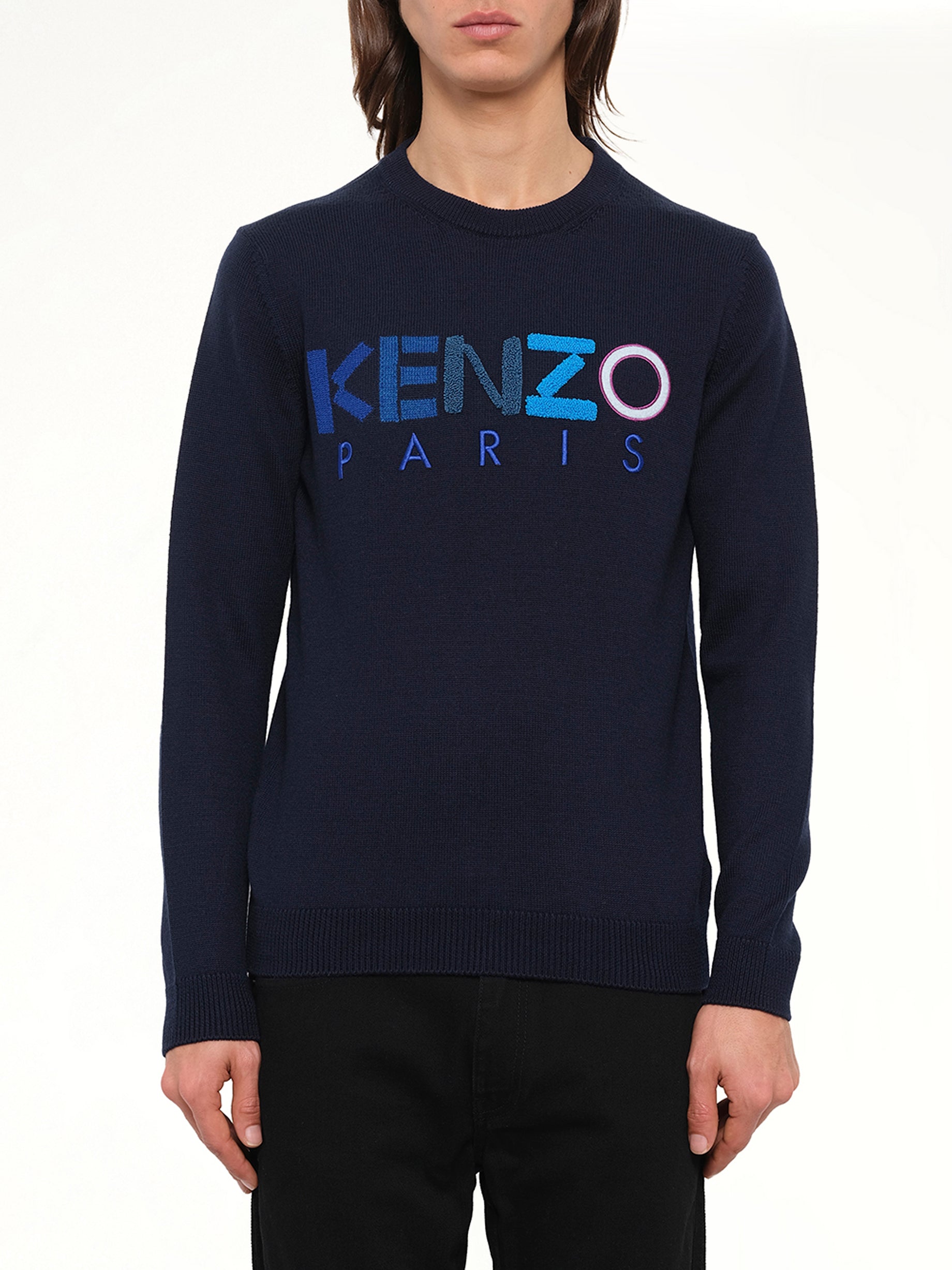 Logo Jumper in Navy