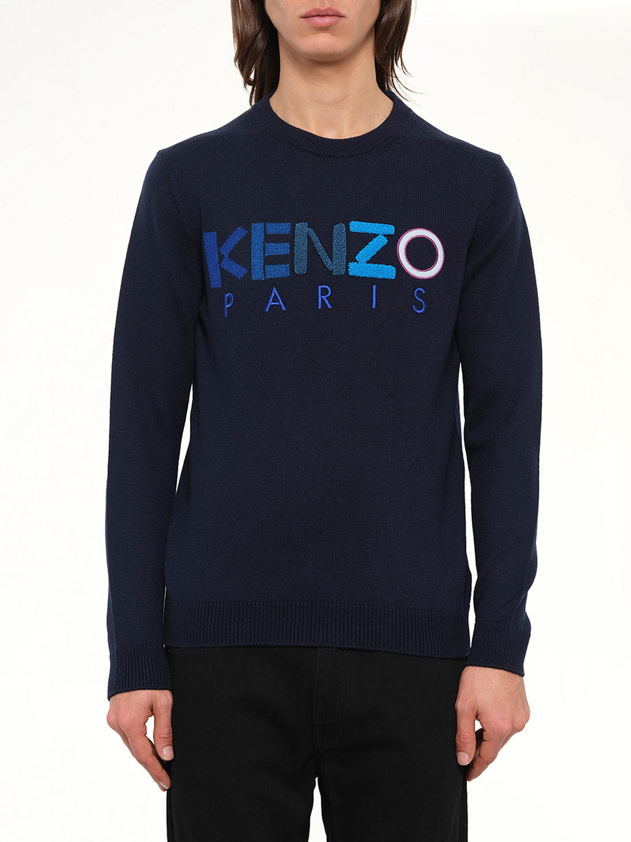 Logo Jumper in Navy