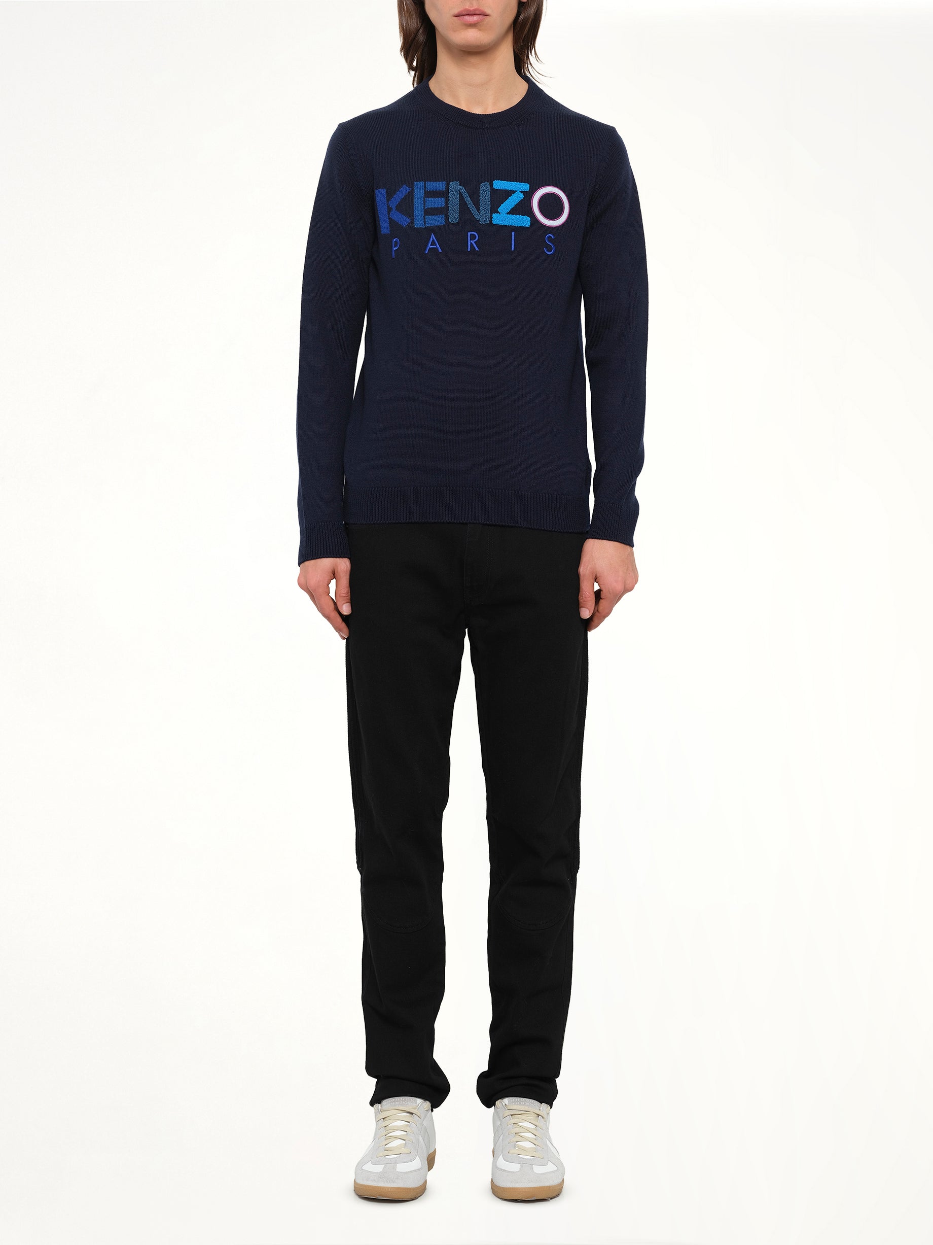 Logo Jumper in Navy