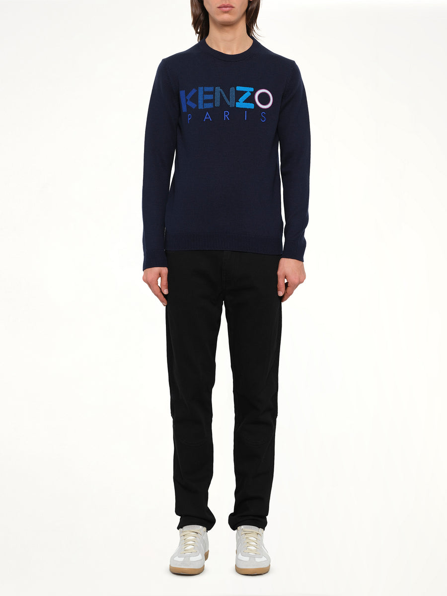 Logo Jumper in Navy