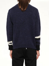 Tiger Head Knit in Blue