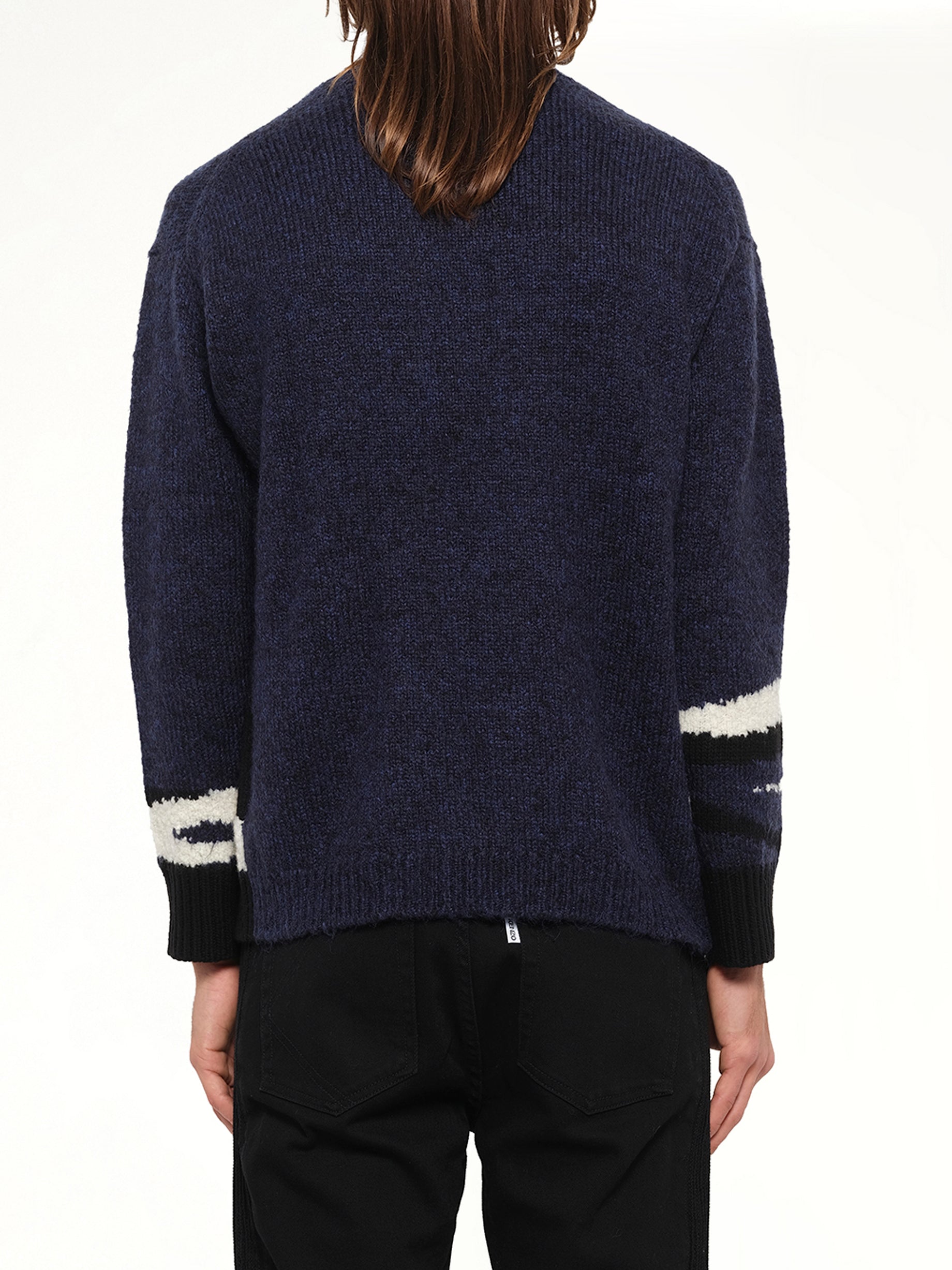 Tiger Head Knit in Blue