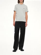 Contrasted Ami De Coeur T-Shirt in Grey