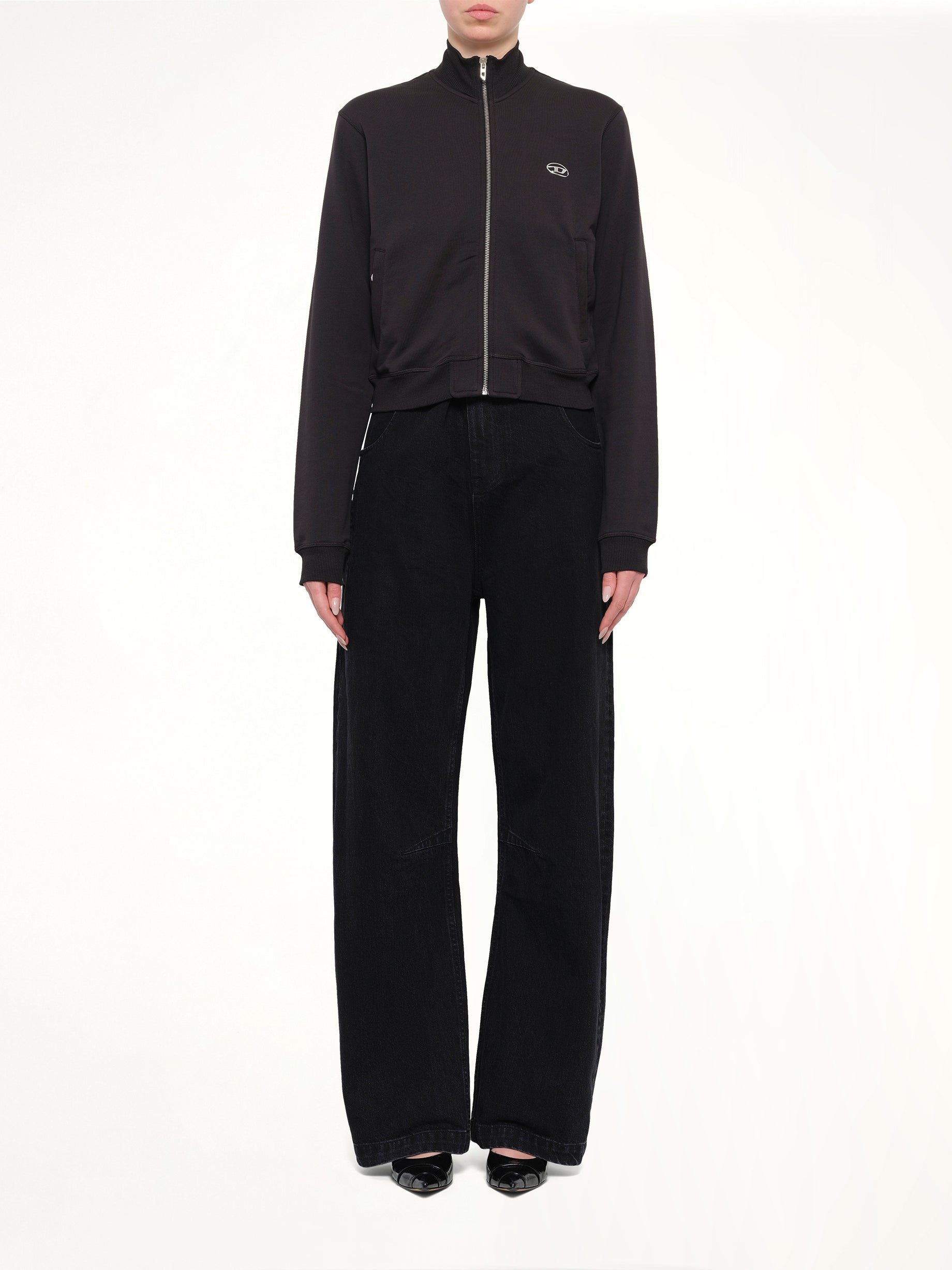 F-FLACIN-OD Track Jacket in Black