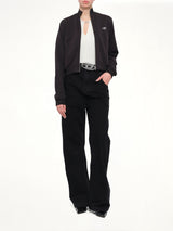 F-FLACIN-OD Track Jacket in Black