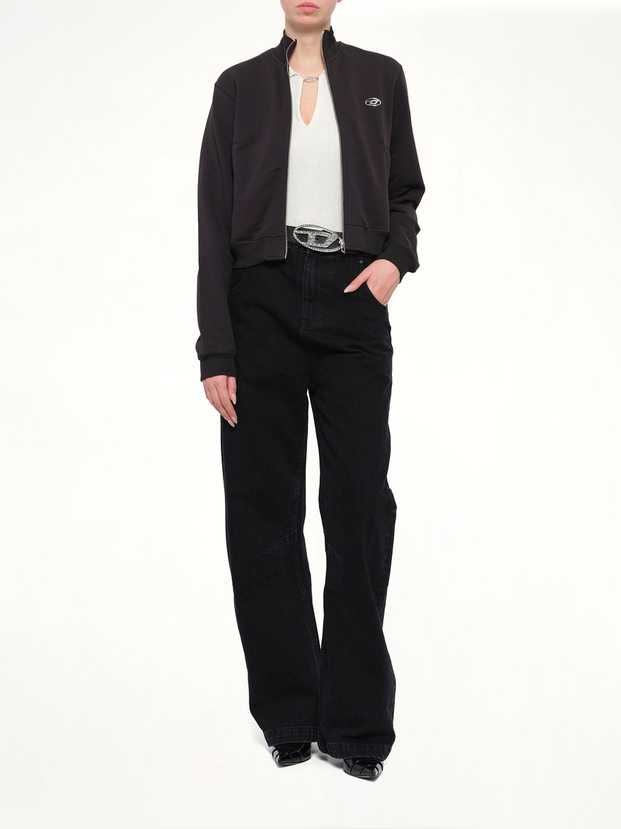 F-FLACIN-OD Track Jacket in Black