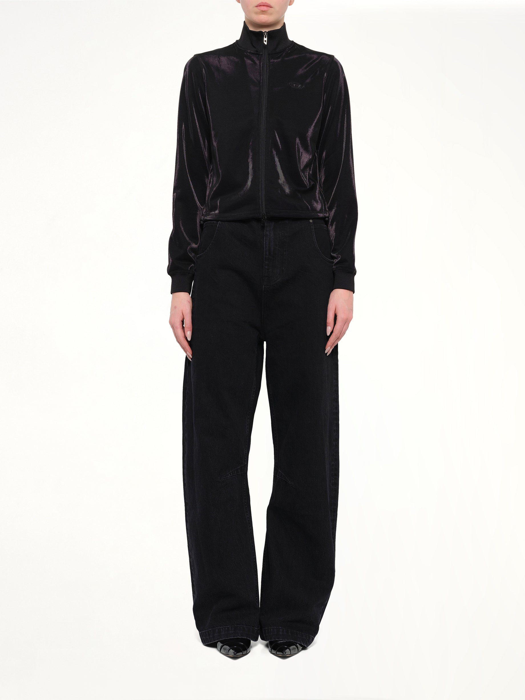 F-ROSY Track Top in Black