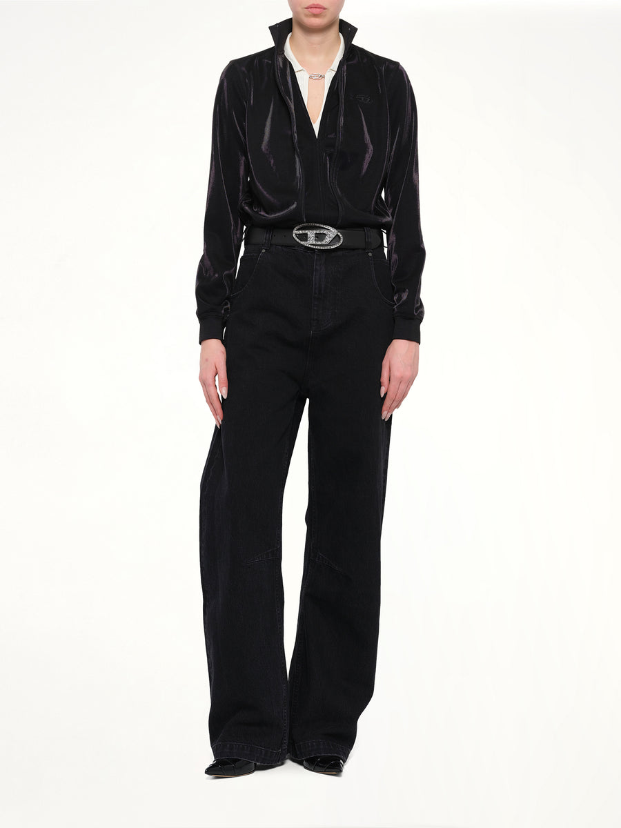 F-ROSY Track Top in Black