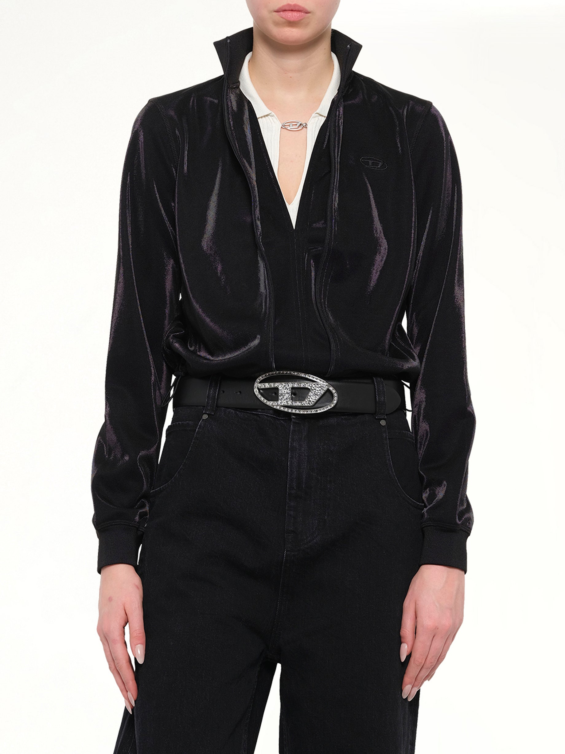 F-ROSY Track Top in Black