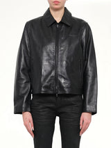 L-AMAR-FEM-S2 Leather Jacket in Black