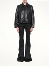 L-AMAR-FEM-S2 Leather Jacket in Black