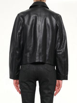 L-AMAR-FEM-S2 Leather Jacket in Black