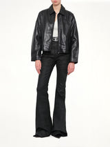 L-AMAR-FEM-S2 Leather Jacket in Black