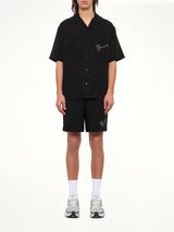 Love And Kisses Resort Shirt in Jet Black