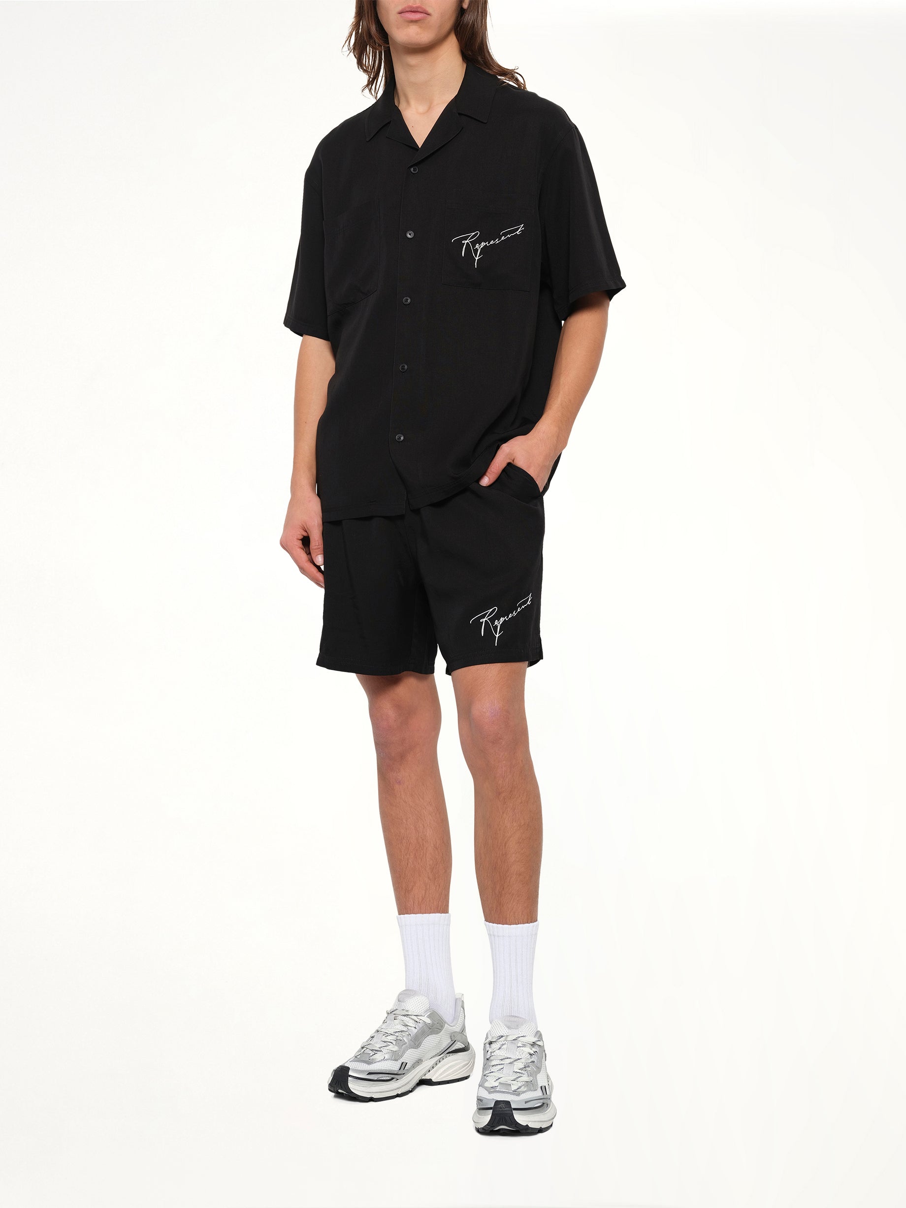 Love And Kisses Short in Jet Black