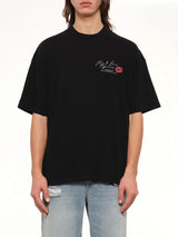 Love And Kisses T-Shirt in Jet Black