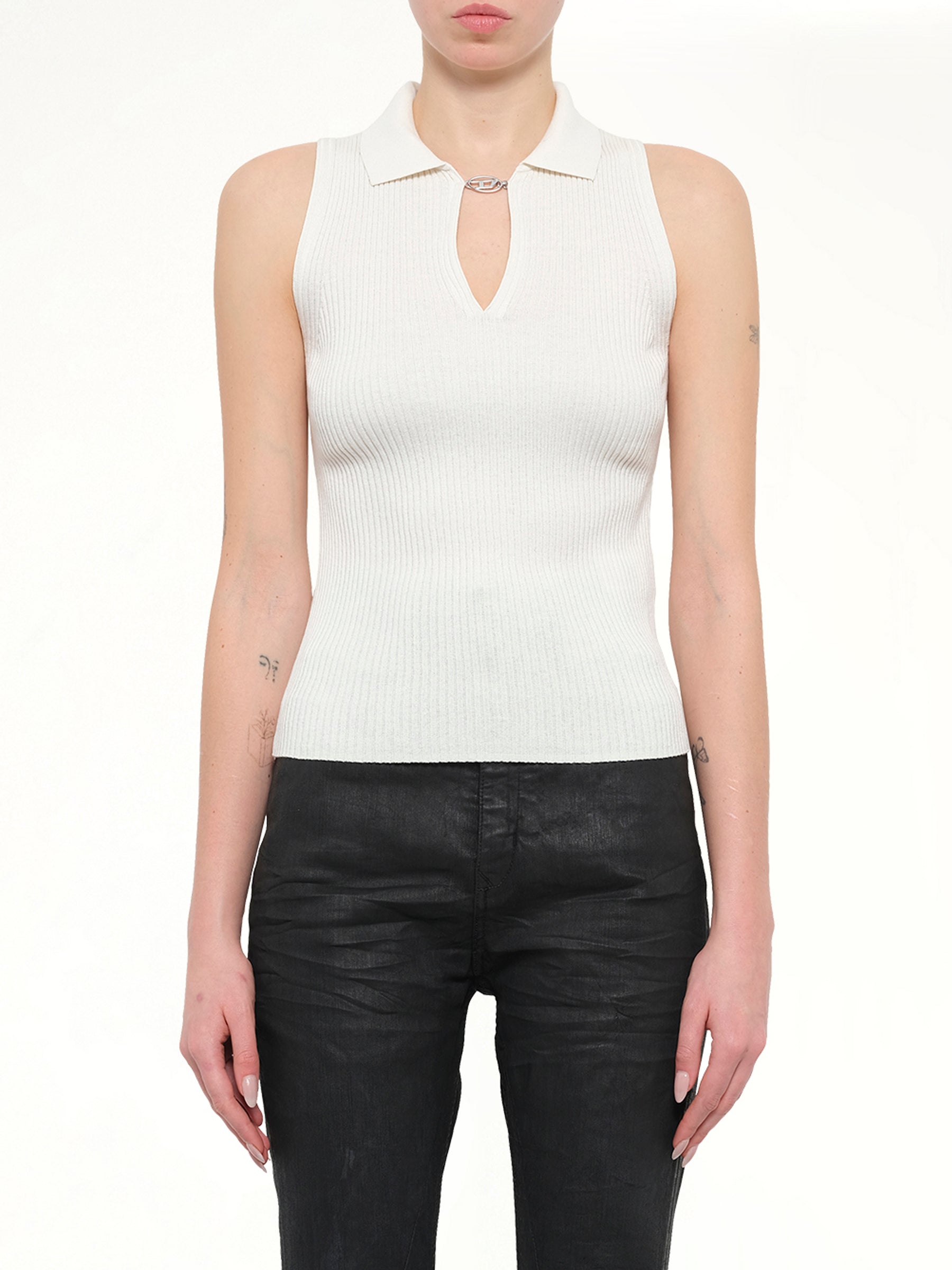 M-LILITA Knitwear Top in White