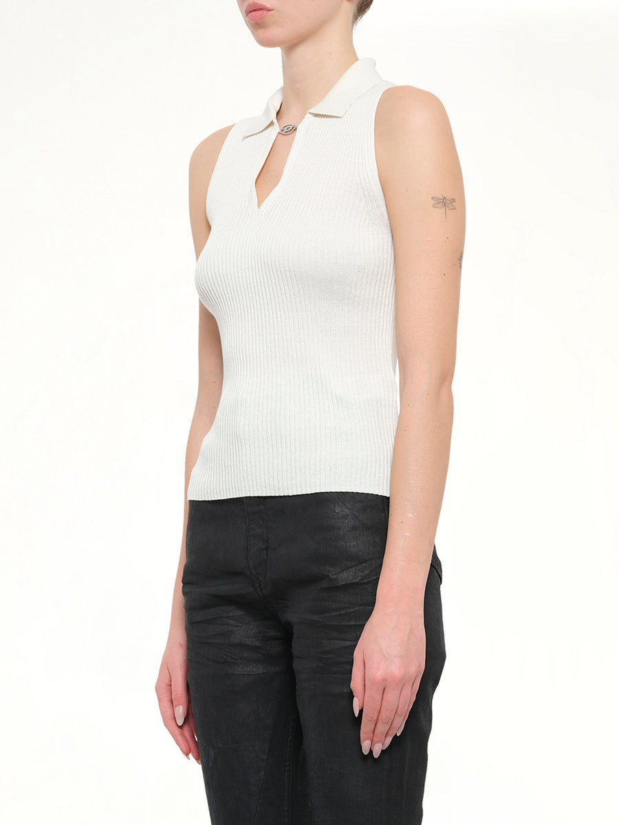 M-LILITA Knitwear Top in White