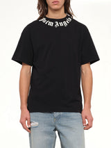 Neck Logo Regular T-Shirt in Black/Off White