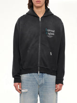 Private Members Hoodie in Stained Black