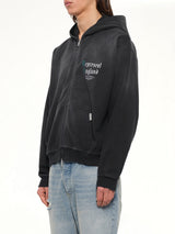 Private Members Hoodie in Stained Black