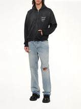 Private Members Hoodie in Stained Black