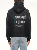 Private Members Hoodie in Stained Black