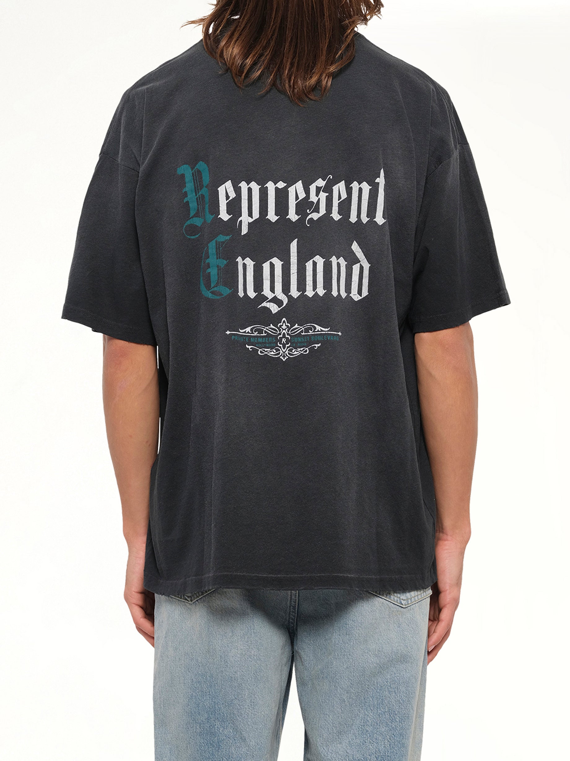Private Members T-Shirt in Stained Black