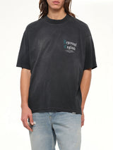 Private Members T-Shirt in Stained Black
