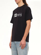 Stamp Logo Regular T-Shirt in Black/Off White