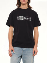 Stamp Logo Regular T-Shirt in Black/Off White