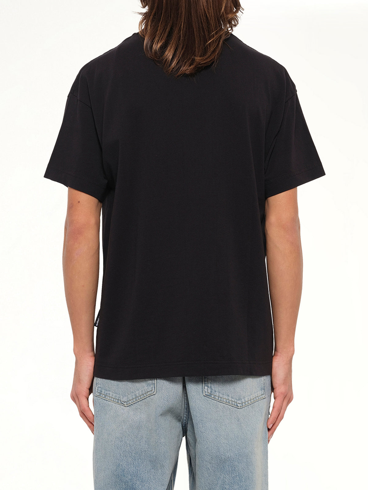Stamp Logo Regular T-Shirt in Black/Off White