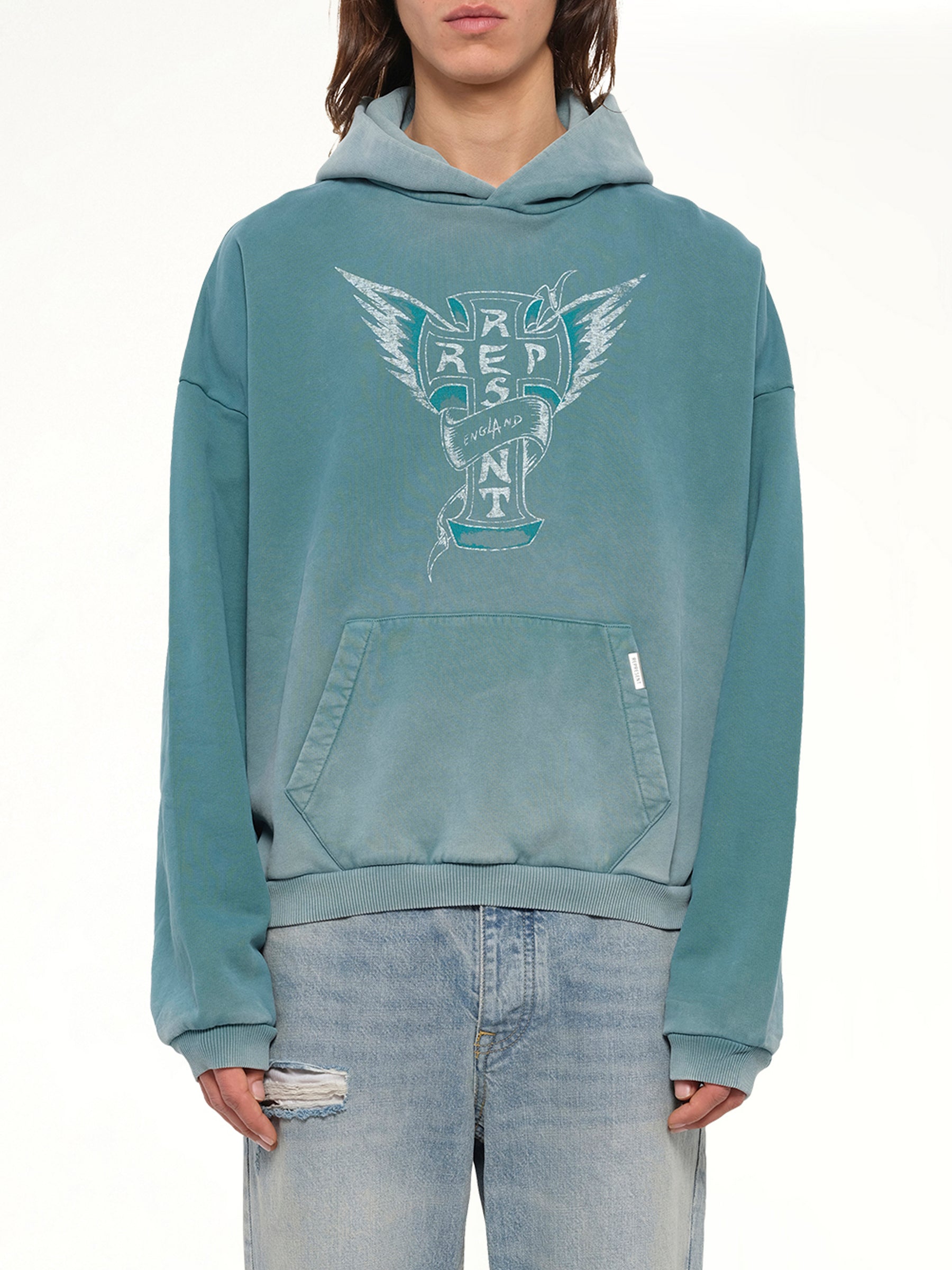 Westside Hoodie in Smoked Teal
