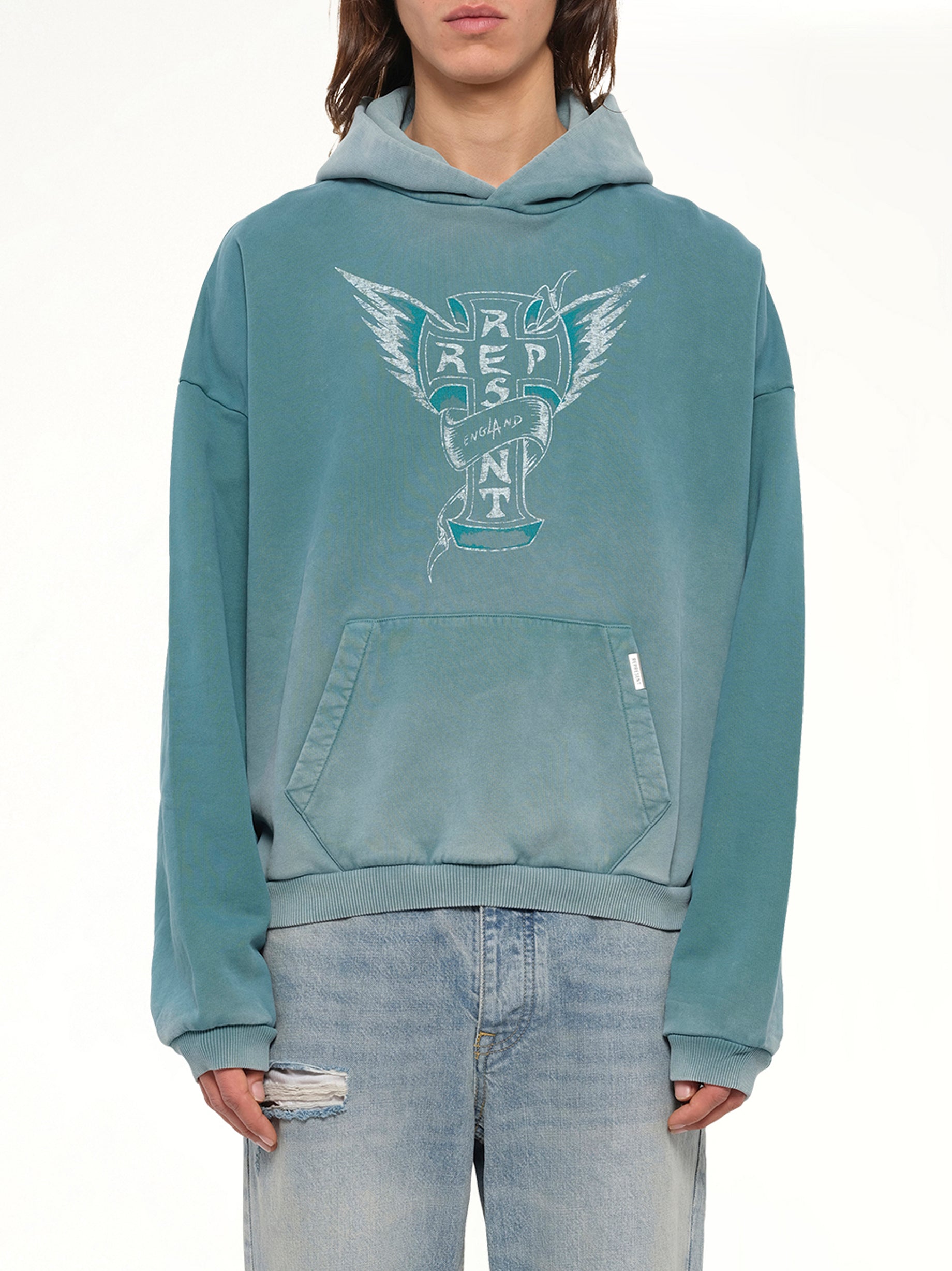 Westside Hoodie in Smoked Teal