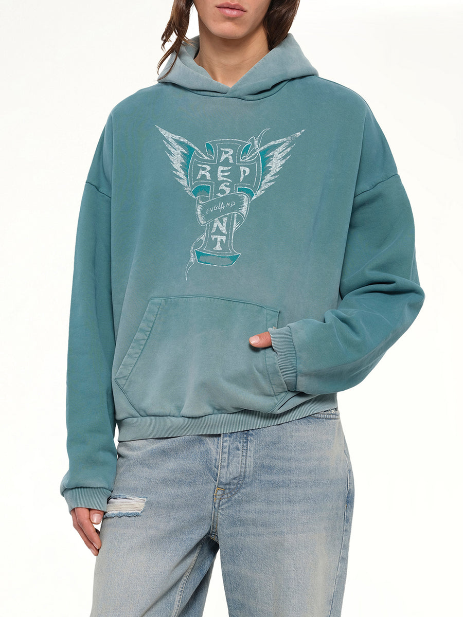 Westside Hoodie in Smoked Teal