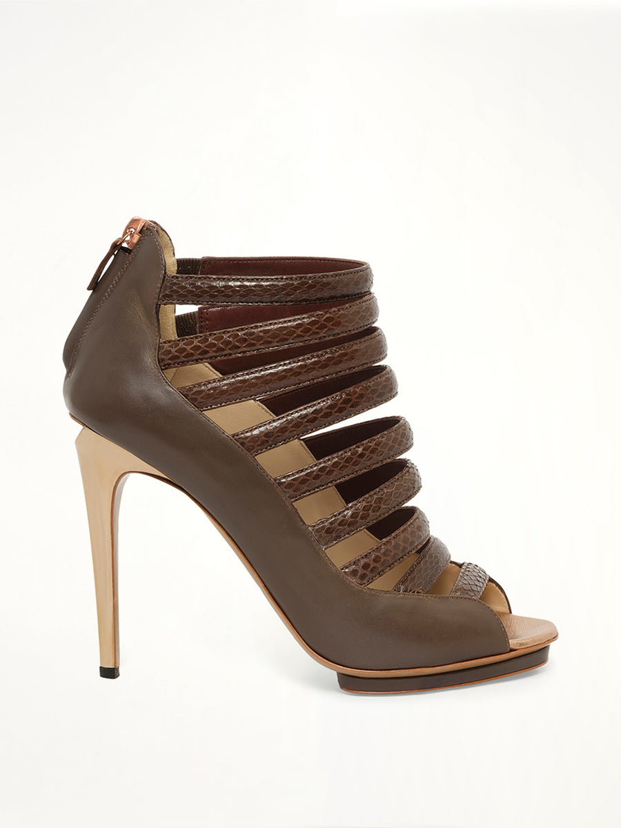 Leather Shoes in Clay
