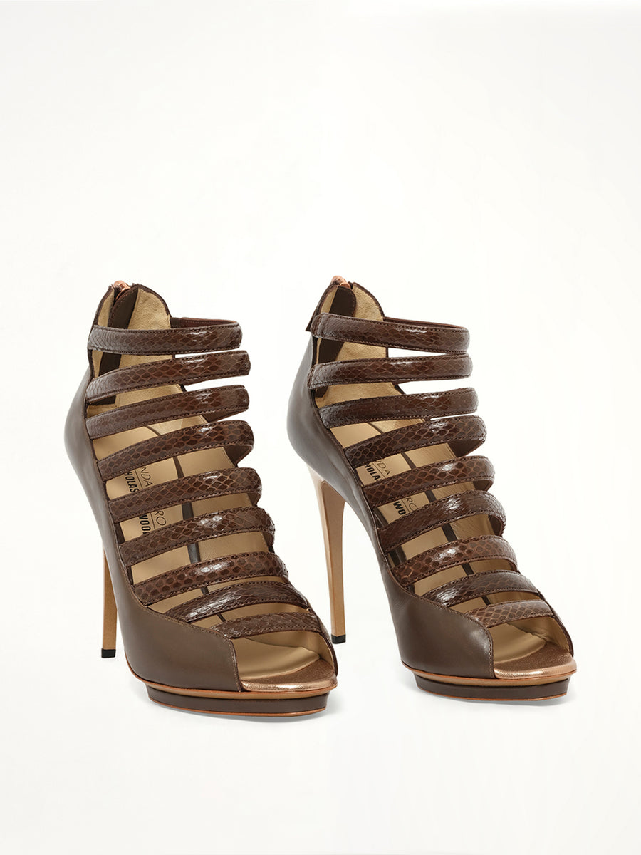 Leather Shoes in Clay