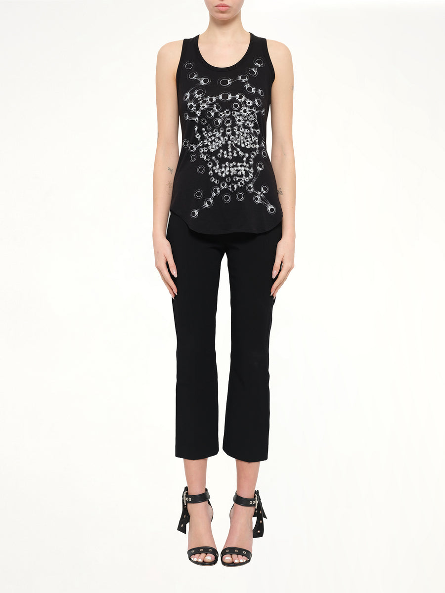 Alexander McQueen Eyelets T-Shirt in Black