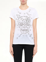 Alexander McQueen Eyelets T-Shirt in White