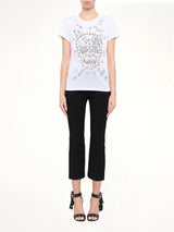 Alexander McQueen Eyelets T-Shirt in White