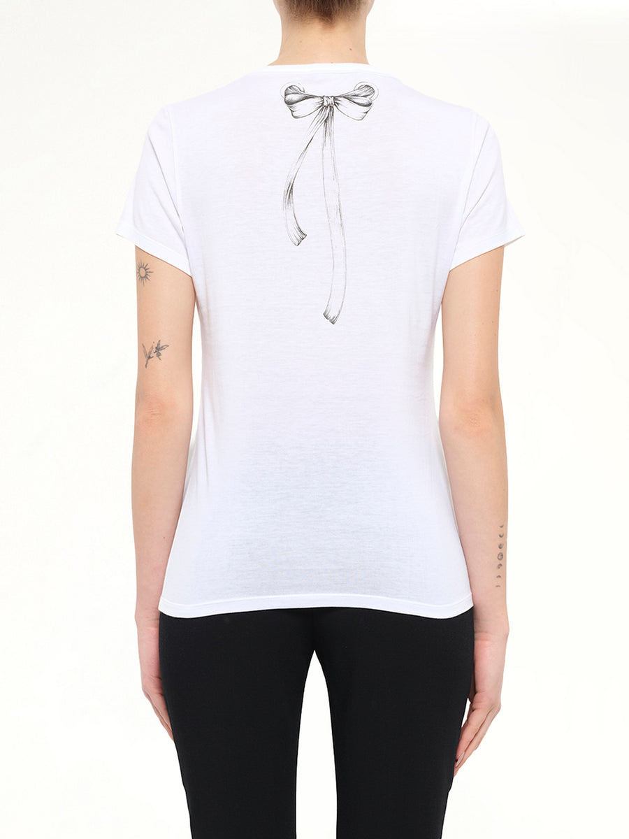 Alexander McQueen Eyelets T-Shirt in White