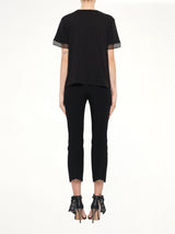 Alexander McQueen Fish Skull Tee in Black/White