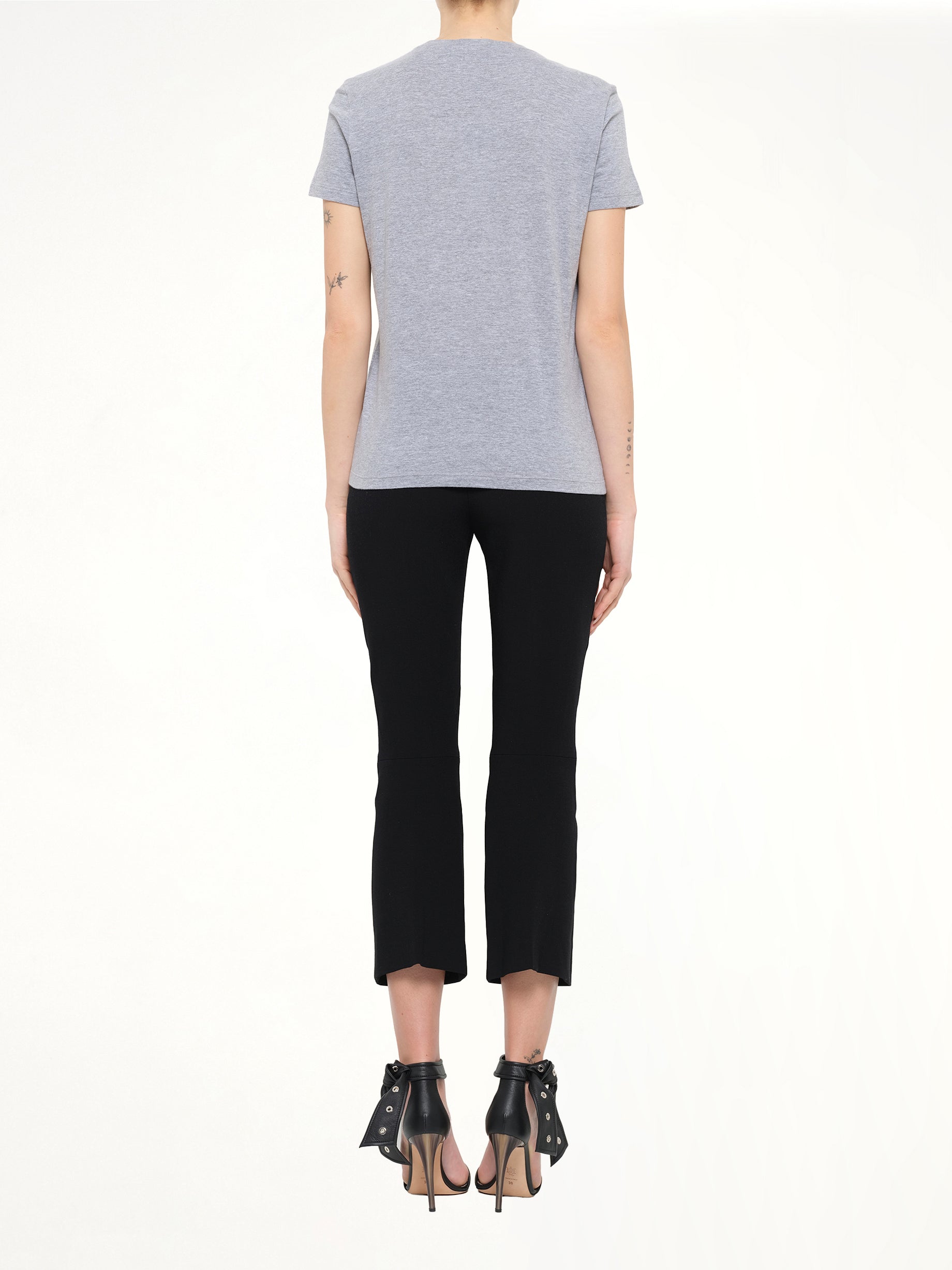 Alexander McQueen Ivy Jet T-Shirt in Grey