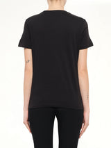 Alexander McQueen Jewelled Skull Tees in Black