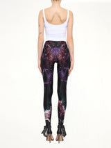 Alexander McQueen Leggings in Black/Green