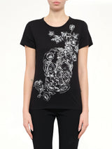 Alexander McQueen Skull T-Shirt in Black